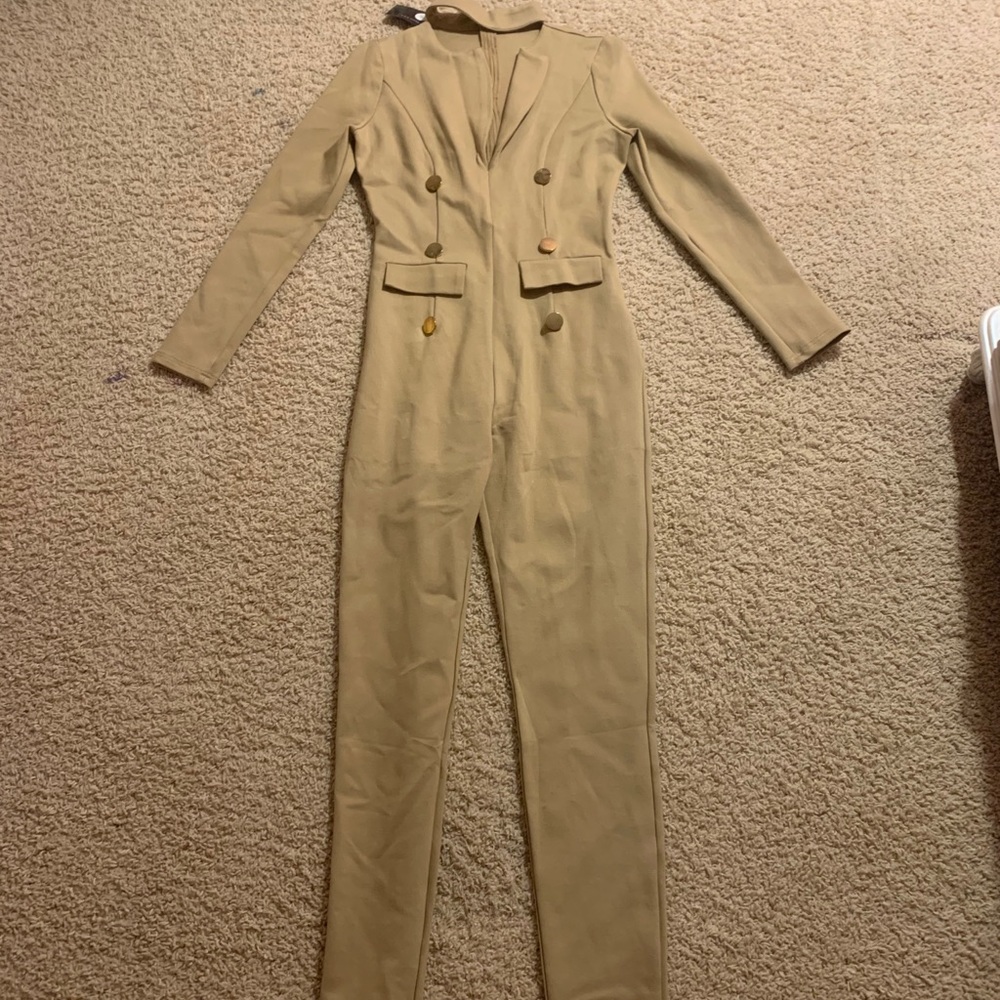 Tan Jumpsuit